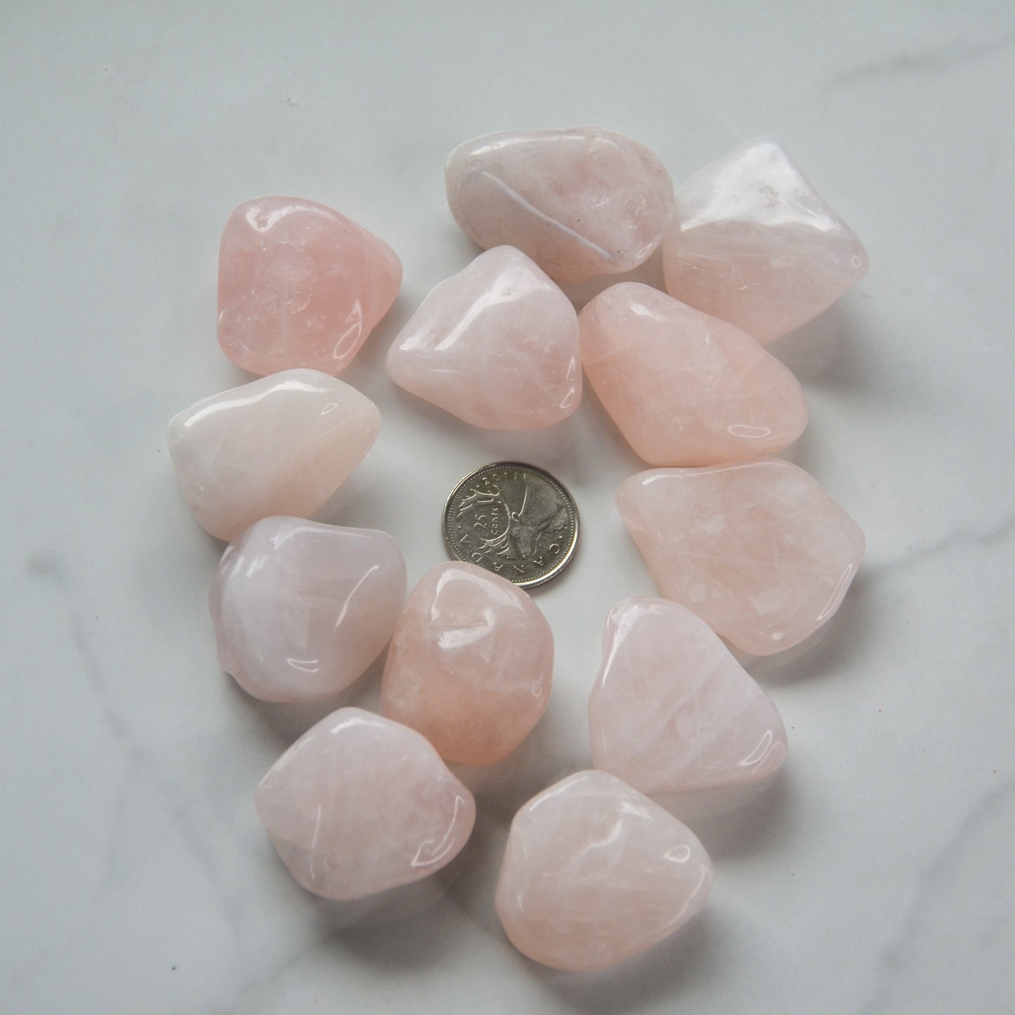 ROSE QUARTZ TUMBLED STONE